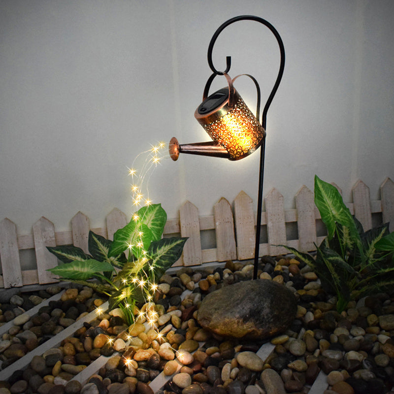 Solar Watering Can LED Lamp