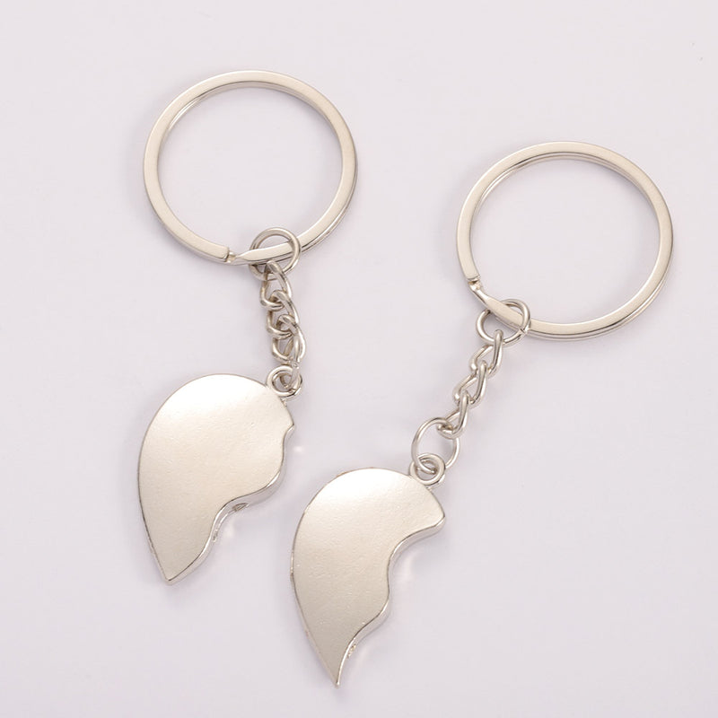 Love Bond Romantic Heart Keychain