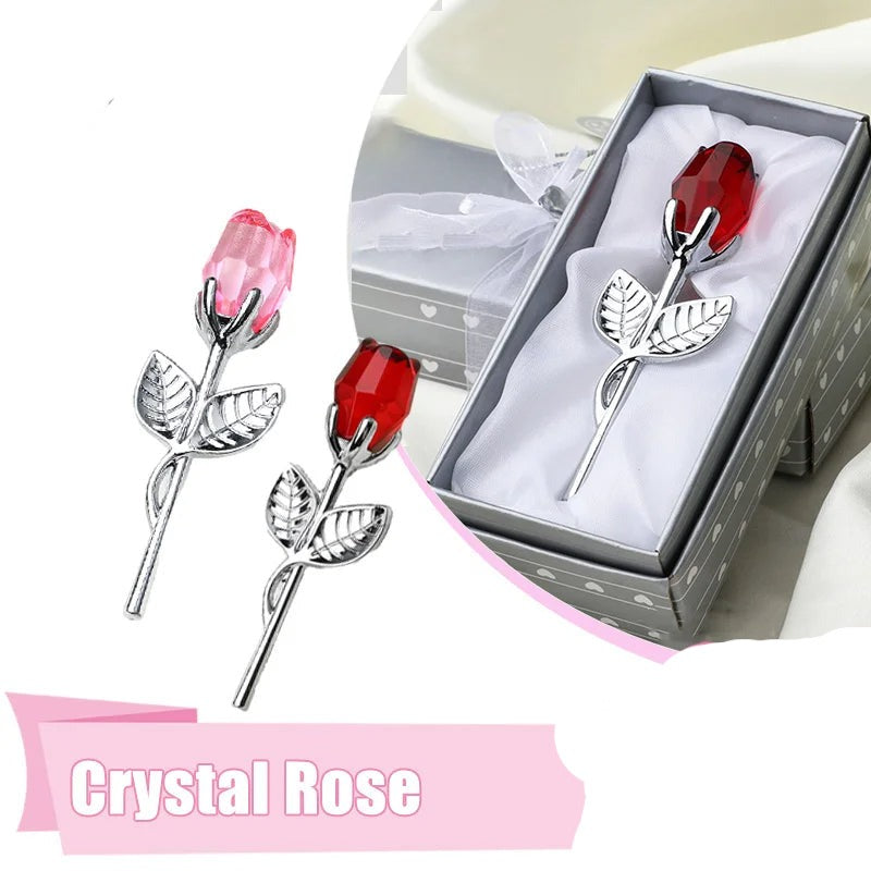 Valentine's Crystal Rose Flower