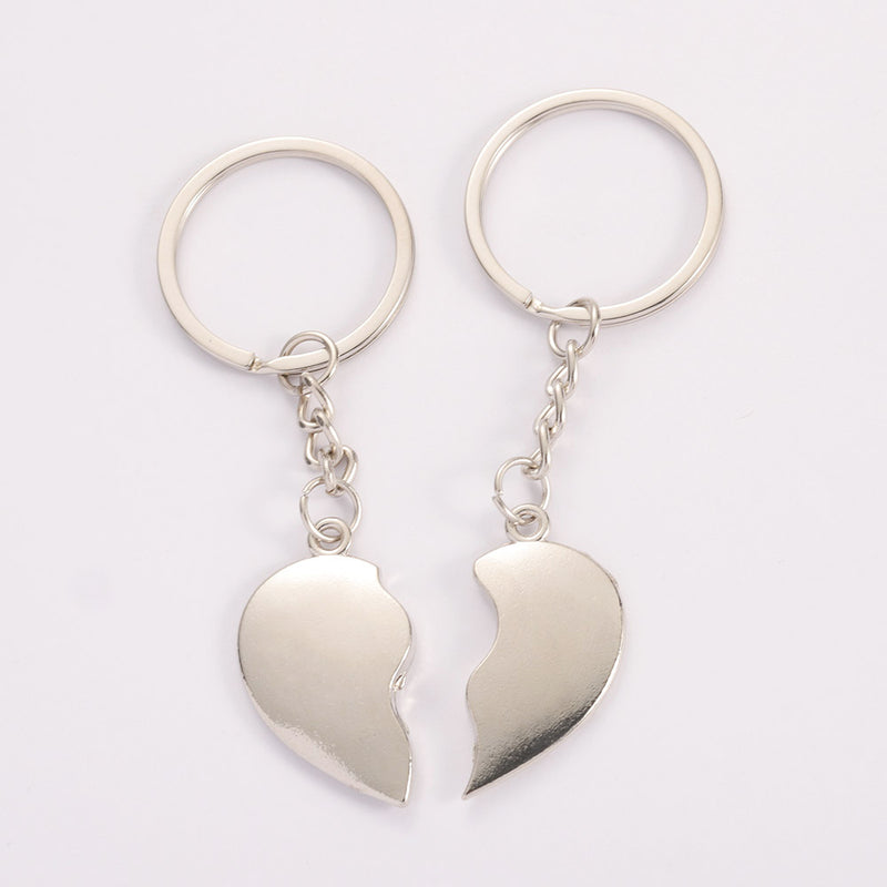 Love Bond Romantic Heart Keychain