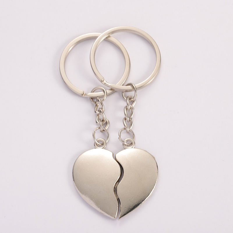 Love Bond Romantic Heart Keychain