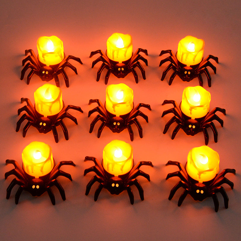 Spooky Spider Halloween Candlestick Ornament