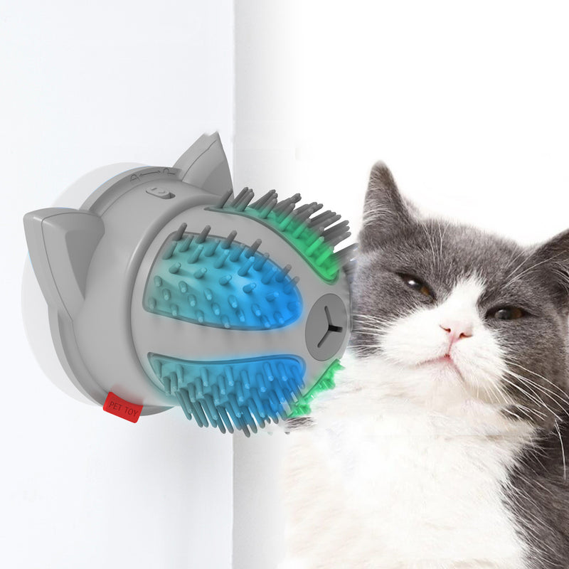 Electric Cat Brush LED Toy Massager