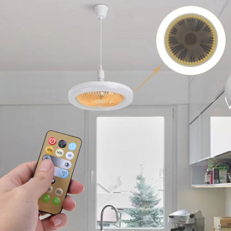 Remote Control Ceiling Fan with LED Light