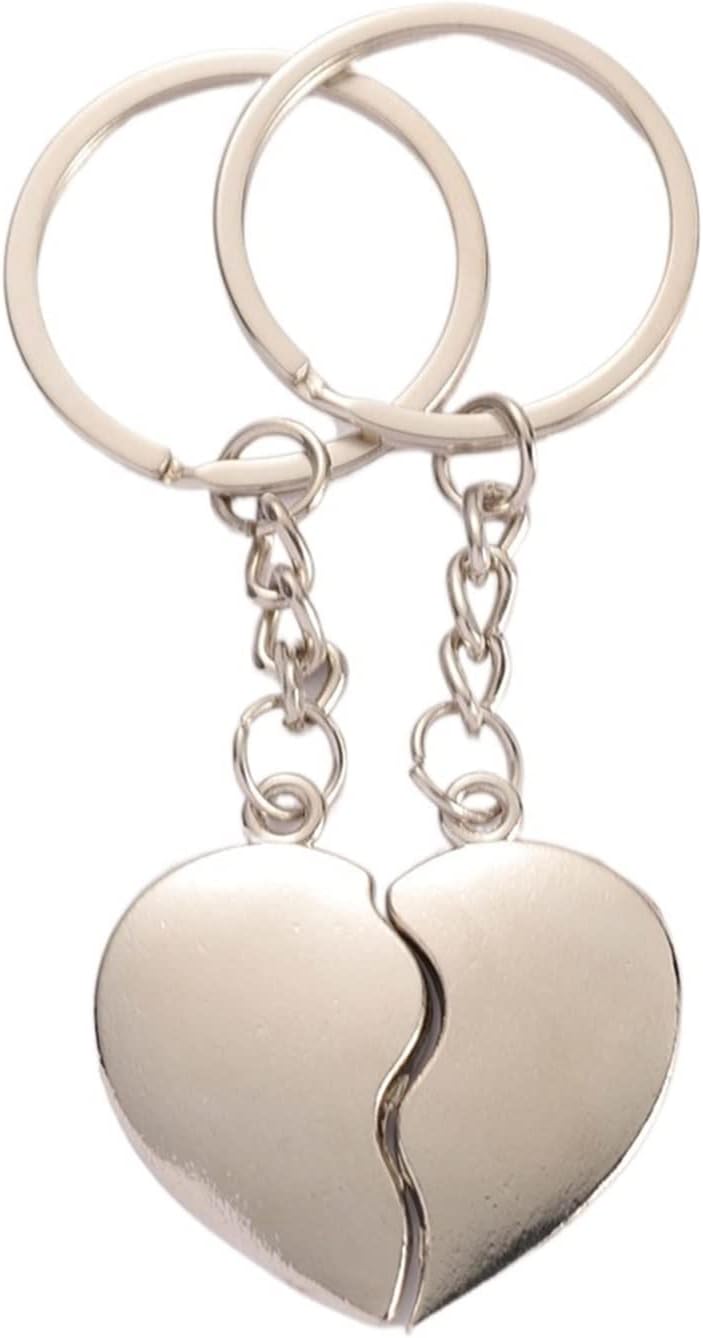 Love Bond Romantic Heart Keychain