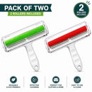 2x Reusable Lint Remover Rollers Pet Hair Clothes Sofa Carpet Cleaning Brush
