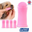 5 Pack Pet Finger Toothbrush Silicone Dog Cat Teeth Cleaning Brush with Case