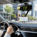 Universal Car Rear View Mirror Phone Holder 360° Adjustable Smartphone Mount