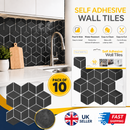 10 Pack Self Adhesive Wall Tiles Peel & Stick Decorative Wall Stickers