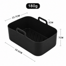 Reusable Silicone Air Fryer Basket Liner Non Stick Pot BPA Free Dishwasher Safe
