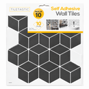 10 Pack Self Adhesive Wall Tiles Peel & Stick Decorative Wall Stickers