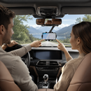Universal Car Rear View Mirror Phone Holder 360° Adjustable Smartphone Mount