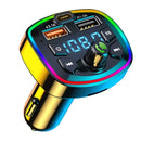 Car Bluetooth 5.0 FM Transmitter Dual USB 2.1A Charger Handsfree MP3 TF Player