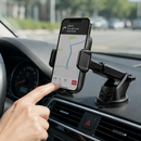 Universal Car Phone Holder Dashboard Windshield Mount Adjustable Suction Cup