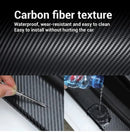 3D Carbon Fibre Car Door Edge Protector Tape Black PVC Adhesive Waterproof Trim