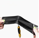 3D Carbon Fibre Car Door Edge Protector Tape Black PVC Adhesive Waterproof Trim
