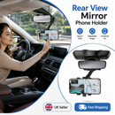 Universal Car Rear View Mirror Phone Holder 360° Adjustable Smartphone Mount