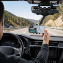 Universal Car Rear View Mirror Phone Holder 360° Adjustable Smartphone Mount