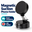 Magnetic Car Phone Holder Vacuum Suction Cup 360° Dashboard Windscreen Mount