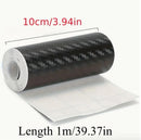 3D Carbon Fibre Car Door Edge Protector Tape Black PVC Adhesive Waterproof Trim