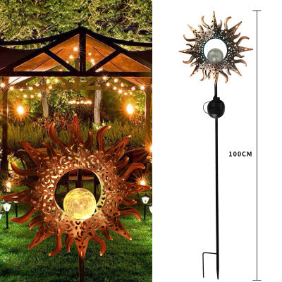 Solar Flame Outdoor Lamp