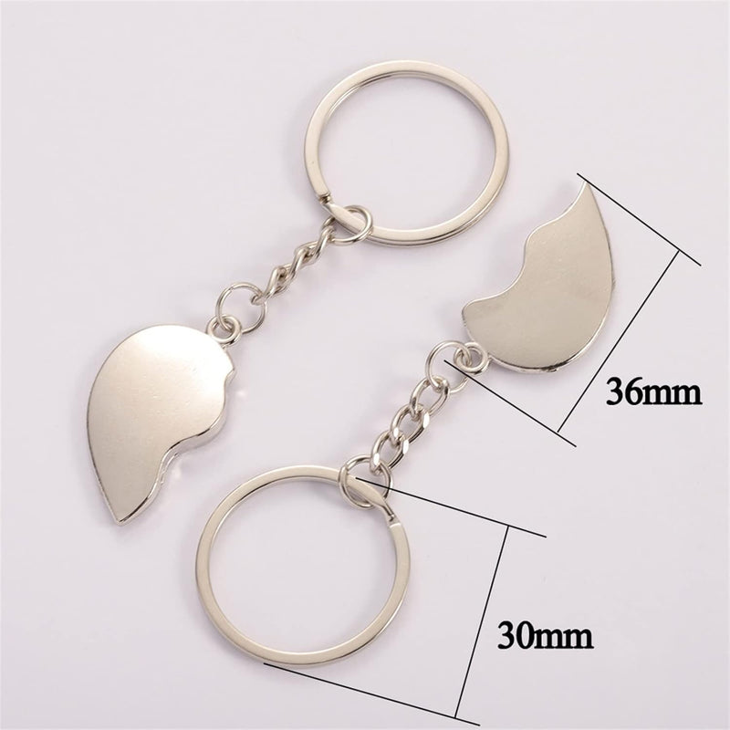 Love Bond Romantic Heart Keychain