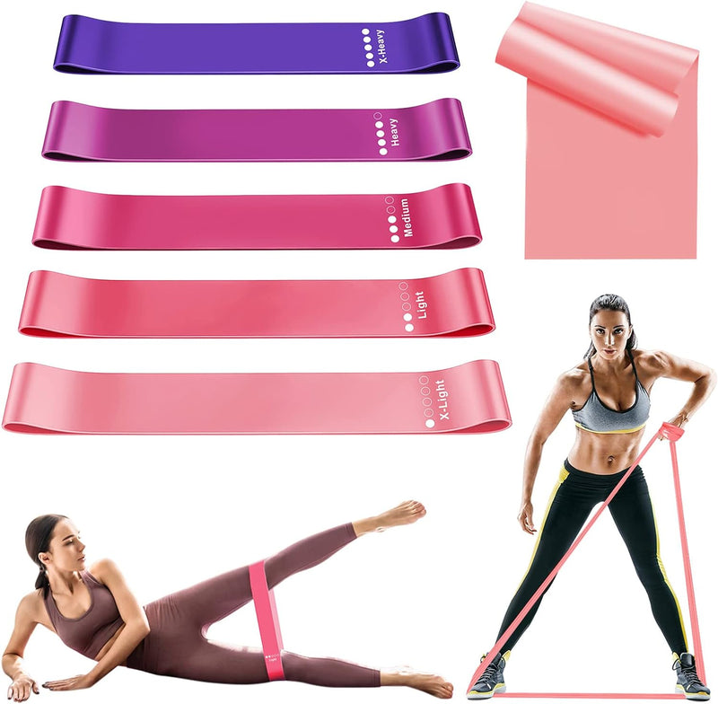 Flex Tone Silicone Resistance Bands Set