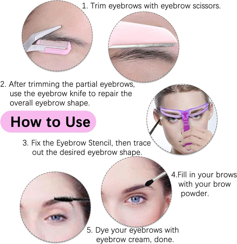 Eyebrow Trimming Tool Set