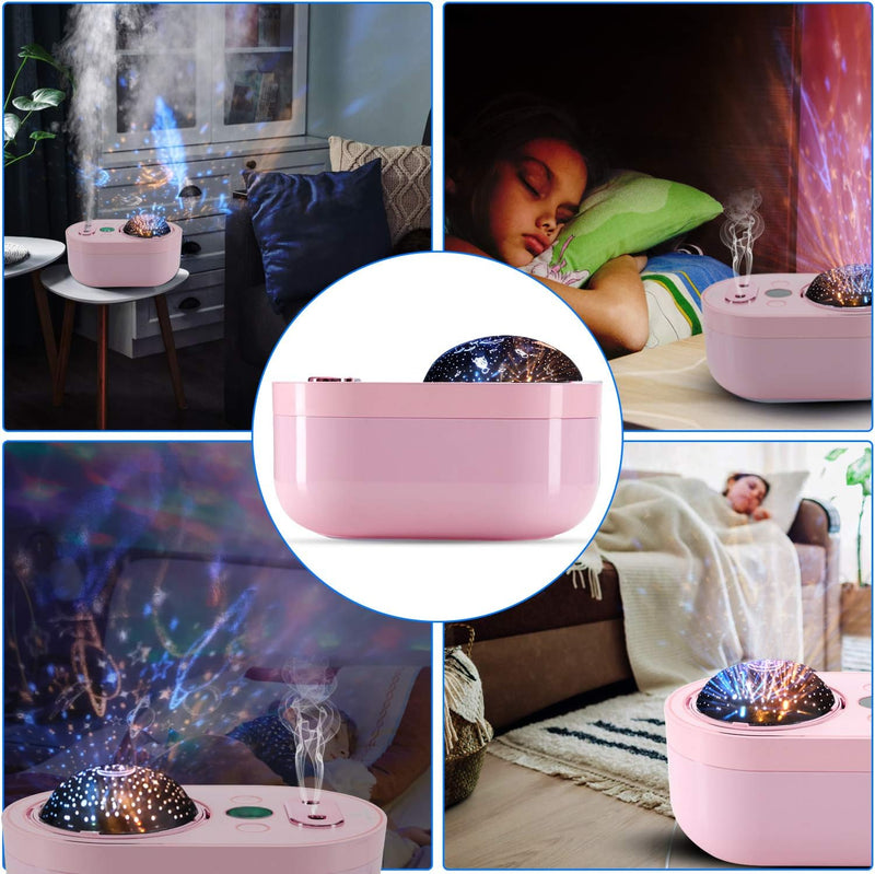 Star Night Light Humidifier Projector