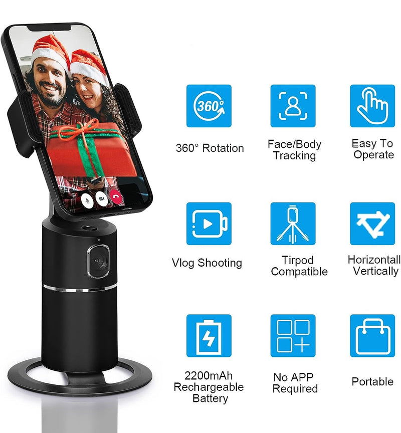 Smart Face Tracking Phone with Tripod Stand