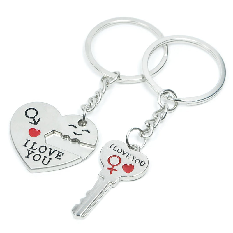 LoveLuck Heart & Clover Keychain