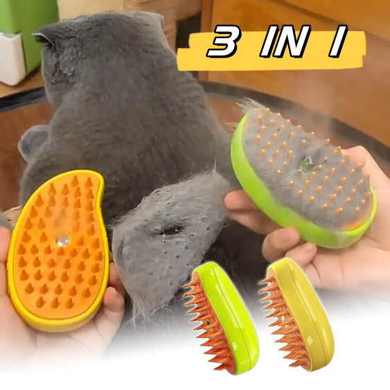 3 In 1 Cat Steam Brush