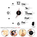 3D Decorative Wall Clock