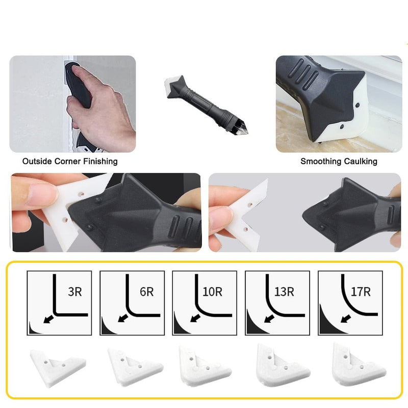 5 In 1 Silicone Scraper Kit