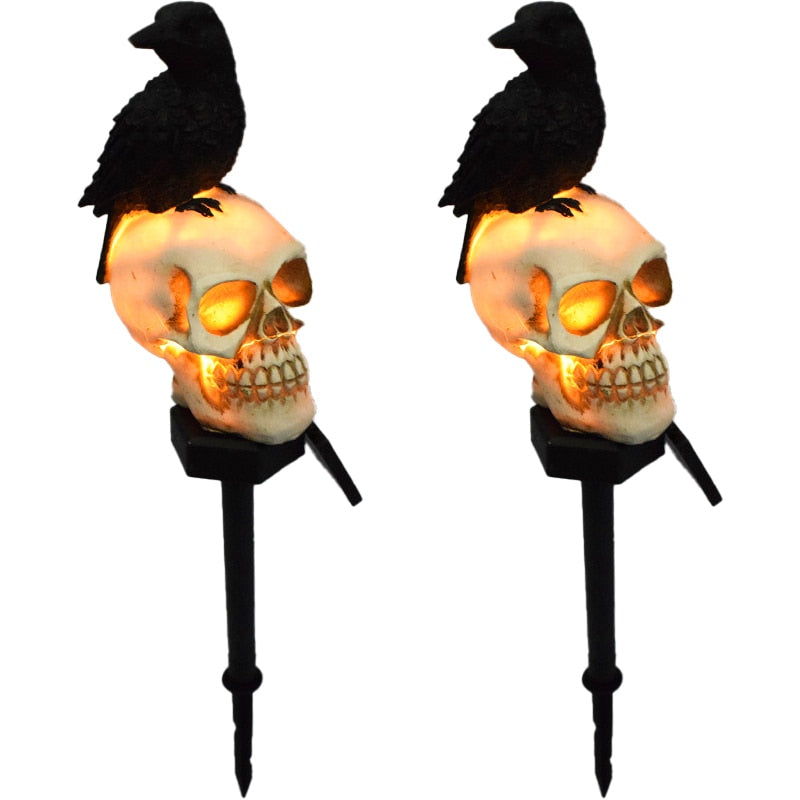 Halloween Pathway Light Skull