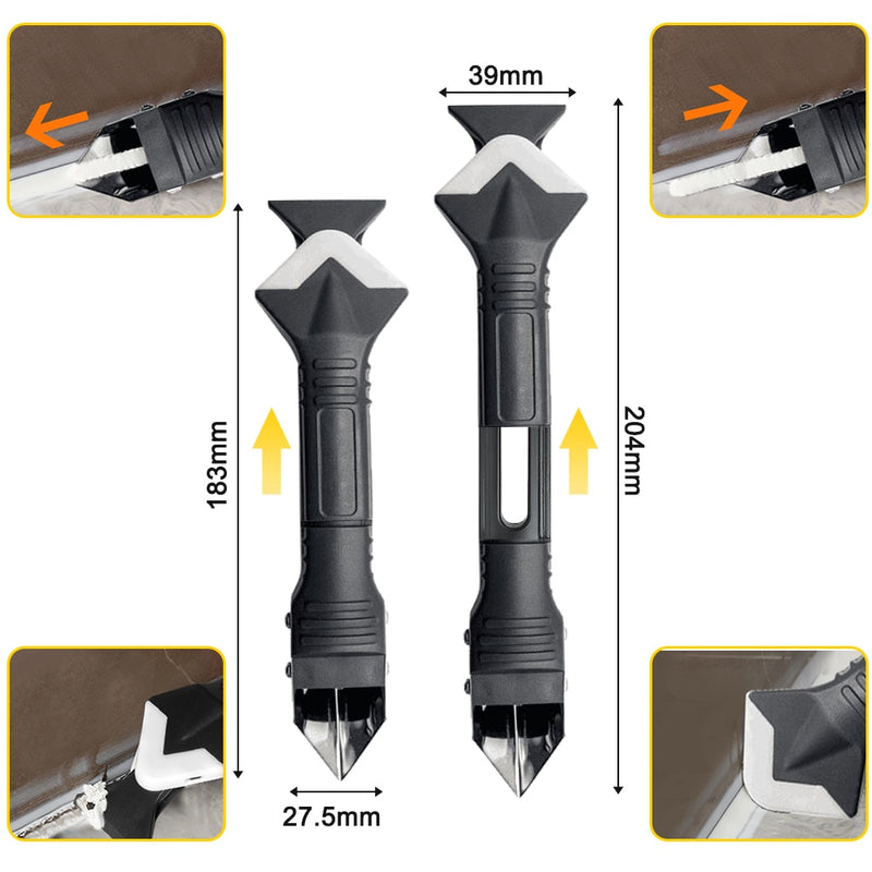 5 In 1 Silicone Scraper Kit