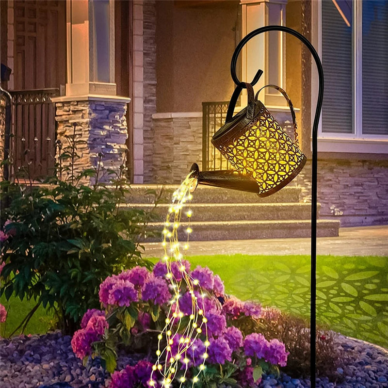 Solar Watering Can LED Lamp