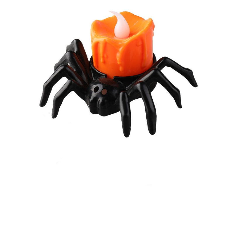 Spooky Spider Halloween Candlestick Ornament