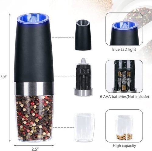 Electric Gravity Pepper Grinder