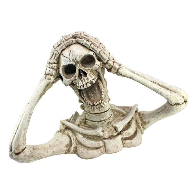 Screaming Specter Skull Garden Pendant