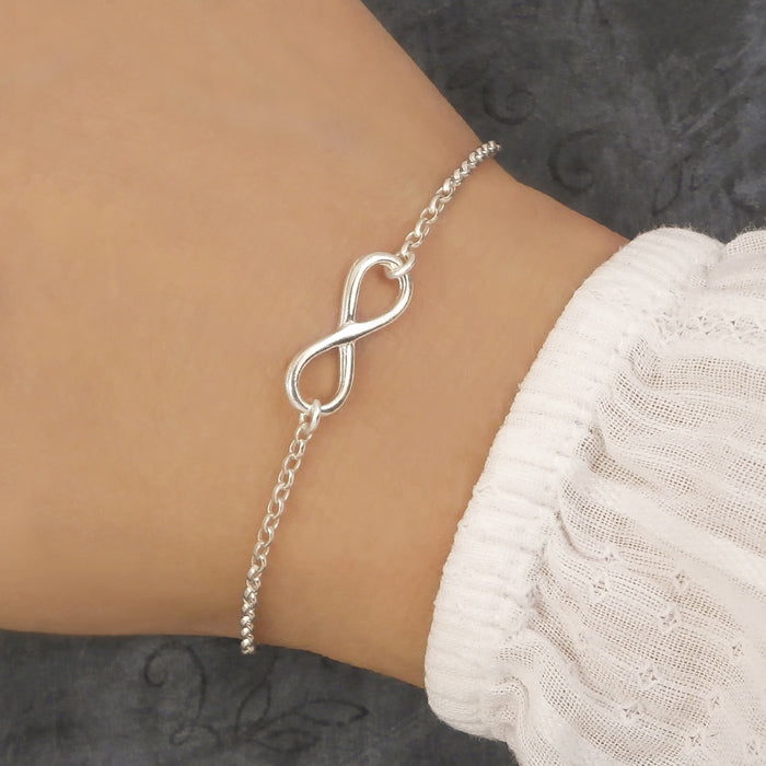 Silver Infinity Bracelet